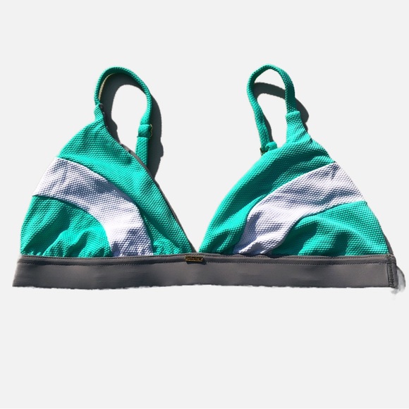 Dkoko Plus Triangle Surfing Athletic Swimsuit Bikini Bathing Suit Top XL - Picture 5 of 11